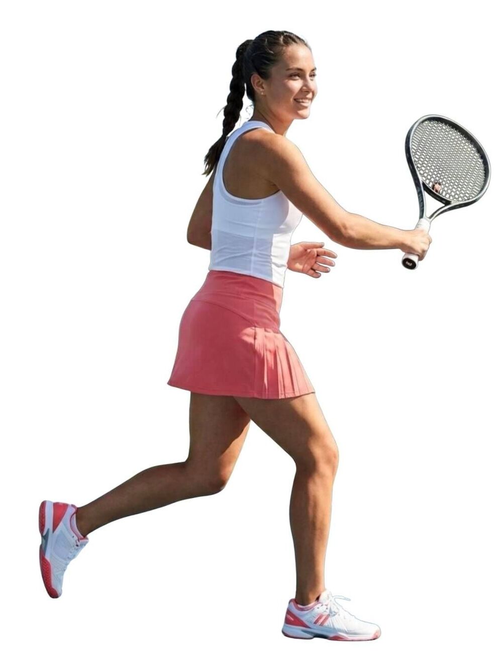 CALIA Pleated Tennis Skirt Pink Coral Athletic Skort Size XS